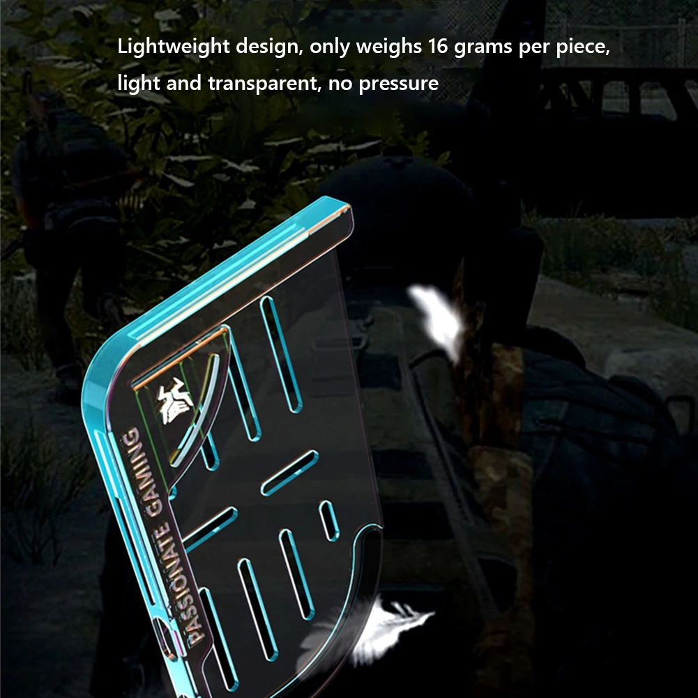 2pcs Soft Silicone Controller Game Holder Trigger Gamepad Grip Handle Gaming Accessories for iPad Tablet PUBG Mobile