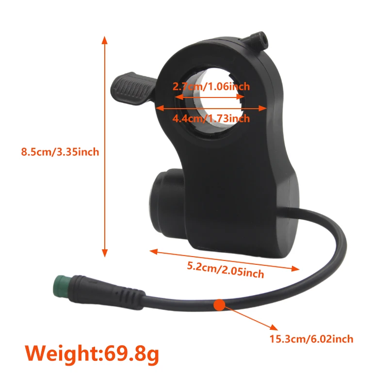 Electric Scooter Throttle Accerrator Switch Replacement Parts Electric Lock with Key Throttle Speed For Kukirin G2 Pro /G2 Max