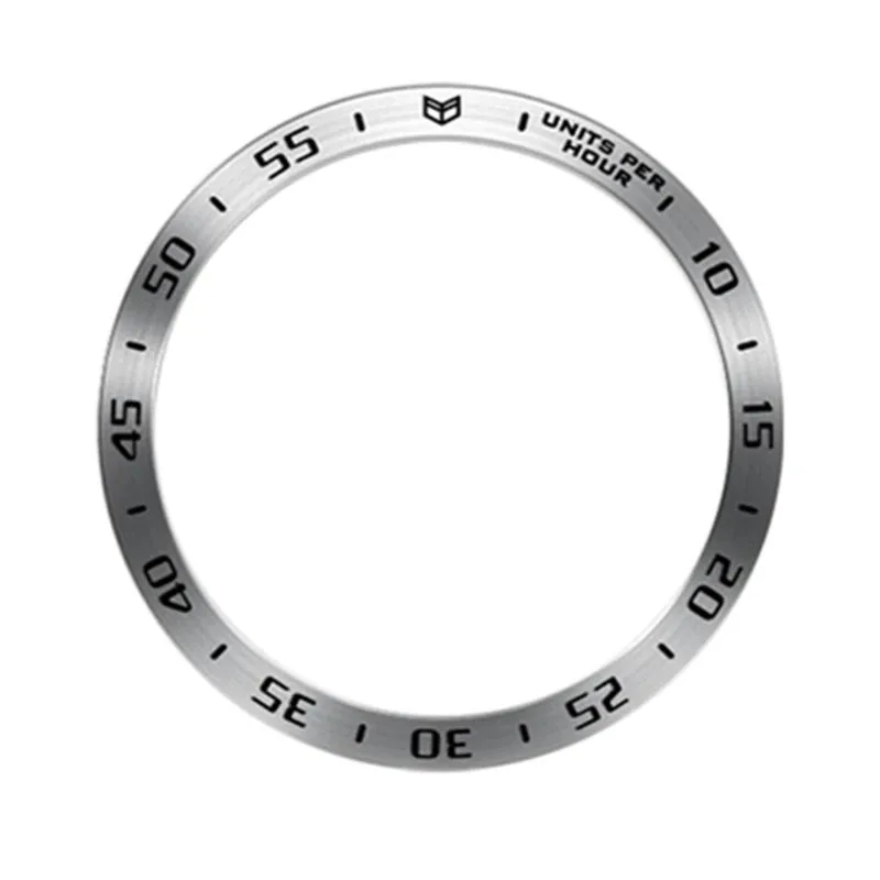 Premium Metal Bezel Ring with Time/Speed Scale Frame - Protective Accessory