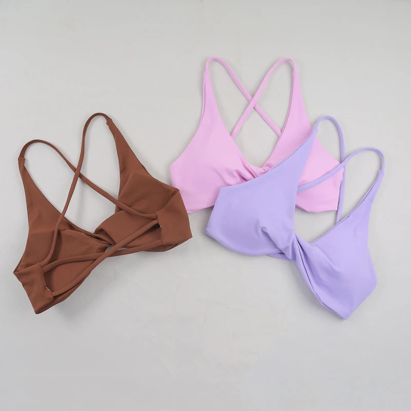 Sexy Slim Shoulder Straps Somfortable High Stretch Sports Underwear Gym...