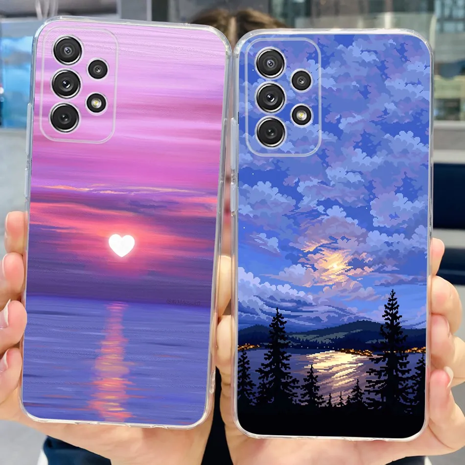 Stylish Soft Silicone Clear TPU Phone Back Cover