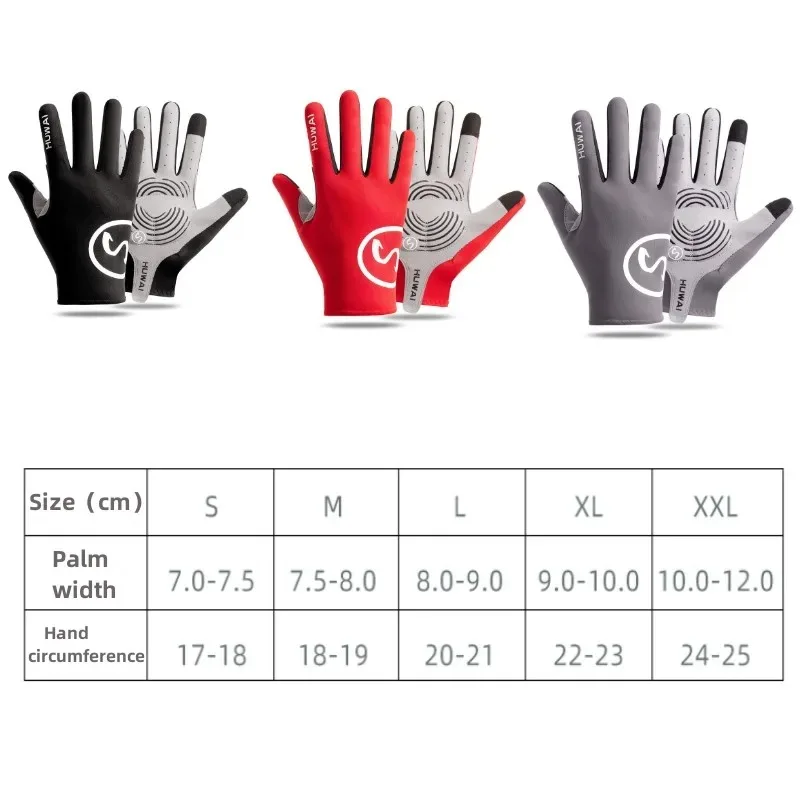 Cycling Gloves Gel Padded for Men Autumn Winter Fleece Road Bike Gloves MTB Full Finger Touchscreen Breathable Bike Accessories