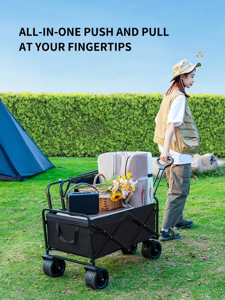 Foldable Camping Cart & Table 2in1 - Image 2