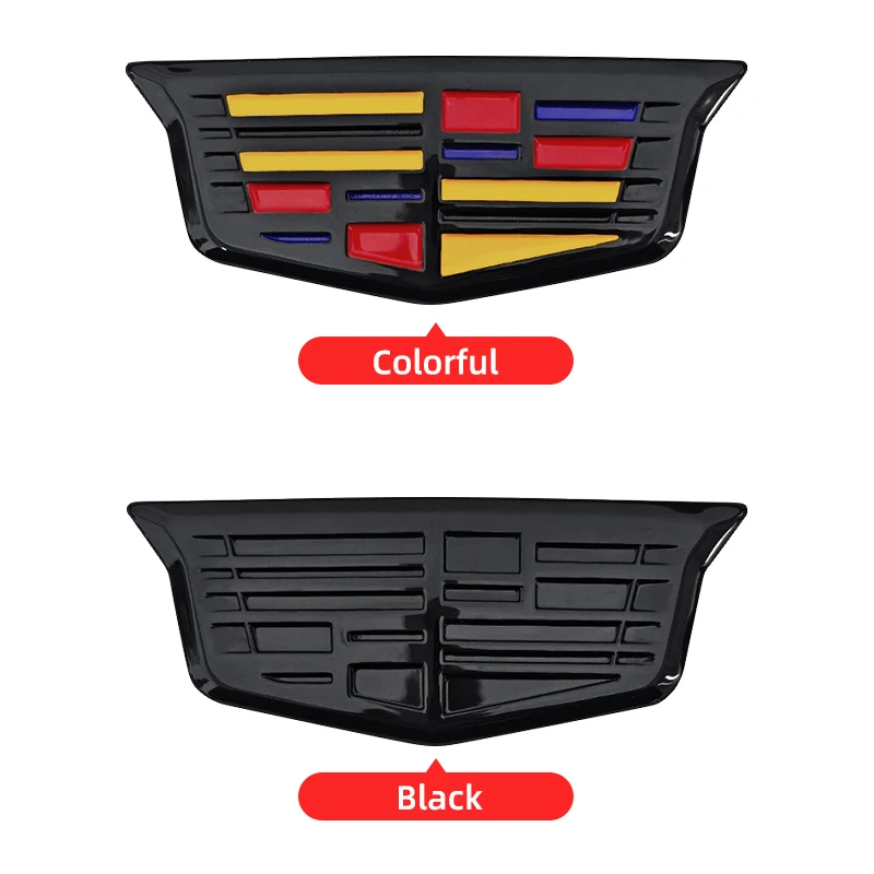 ABS 엠블럼 자동차 스티어링 휠 센터 커버 배지 개조 액세서리 스티커 캐딜락 CT4 CT5 CT6 XT4 XT5 XT6 ATS XTS용