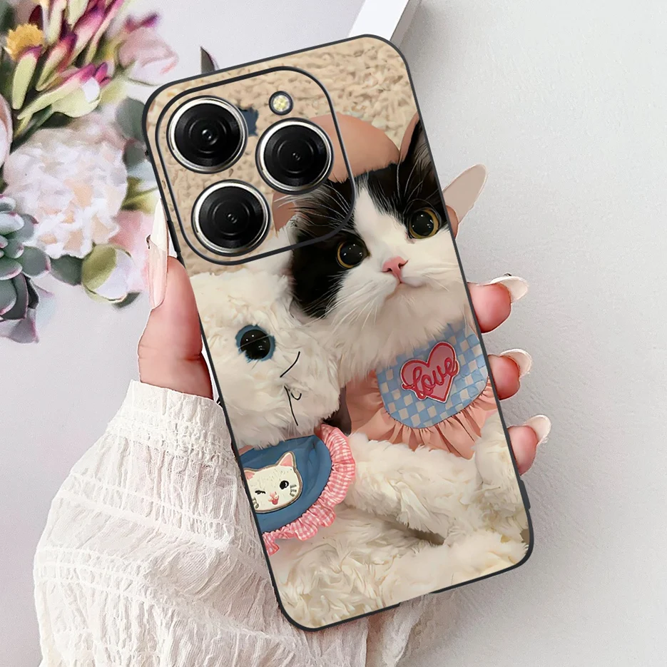 Stylish Painted Soft TPU Phone Case - For Tecno Spark 20 Series