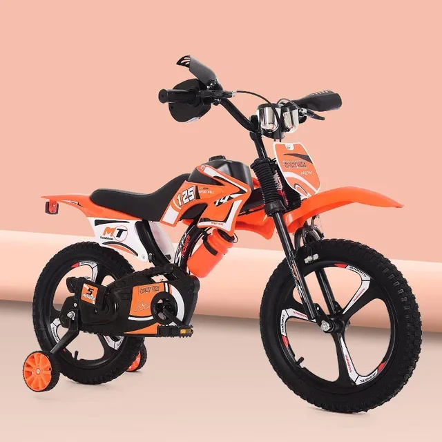 Vélo de marcheur confortable et sûr pour enfants, vélo de moto de Simulation de 12/14/16 pouces pour l'entraînement à l'équitation précoce des enfants 1