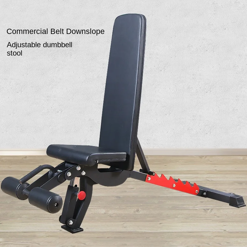 MIYAUP Workout Press with Leg Extension Preacher Curl Gym Flat Incline Decline Exercise Bench With Headrest