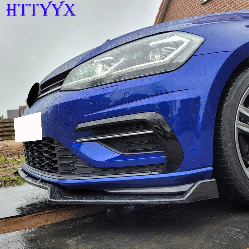 Car Bumper Spoiler For Golf 7 7.5 MK7 MK7.5 GTI GTD R R-Line 2012-Maxton Style Front Bumper Splitter Lip Diffuser