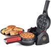 Presto 03512 Stuffler Stuffed Waffle Maker, Belgian, Large, Black 3