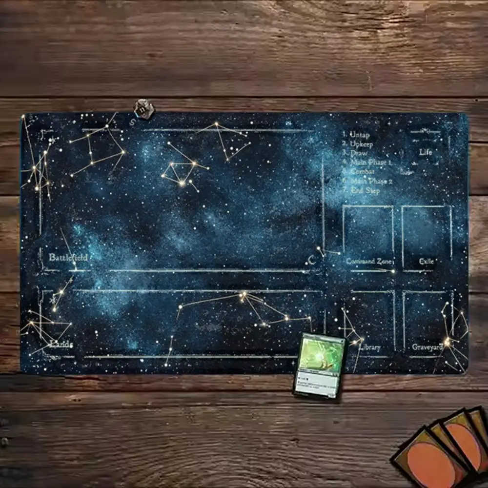 Galaxy Fantasy Star Map Anti-Slip Gaming Playmat