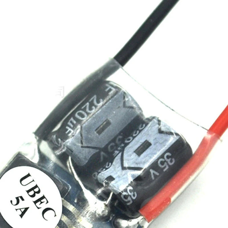 Qy-UBEC 5V BEC Full Shielding Antijamming Switching Regulator For FPV RC Drone Receiver Power Supply