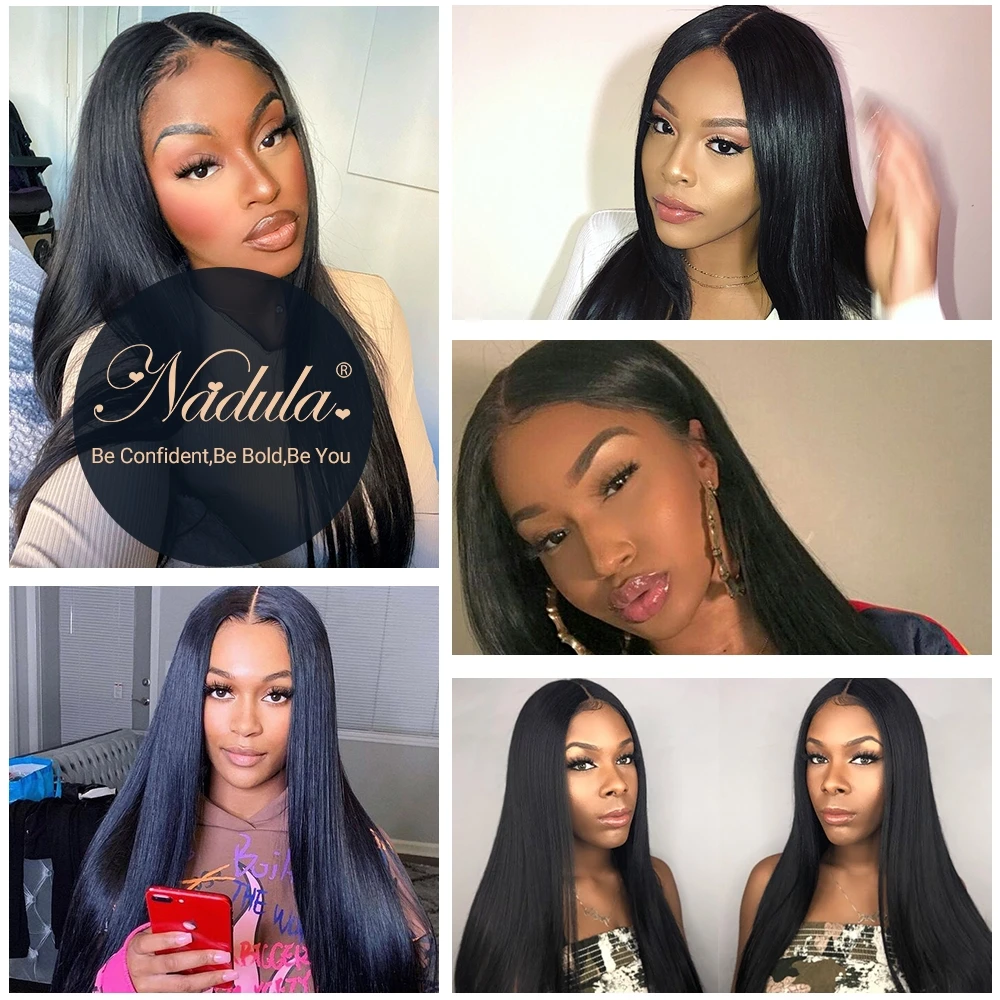 Nadula Straight Hair 3PCS/LOT Brazilian Hair Weaves 8-30inch 100% Human Extensions Natural Color Remy Bundle Deals