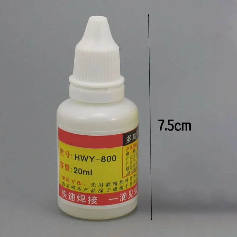 Soldering Paste 20ml Stainless Steel Flux Liquid Welding Solder Tool HWY-800