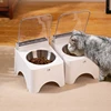 Portable Pet Cat Bowl Detachable Safe Feeder Automatic Sensing Open Lid Dog Bowl Cat Basin Plug-in Pet Food Utensil Products 4
