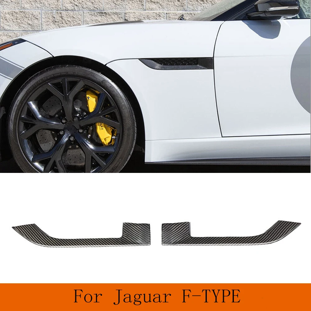 

Чехлы для боковых крыльев автомобиля, накладки для Jaguar F-Type Coupe Convertible 2013-2019, чехлы для передних боковых крыльев автомобиля, накладки для сухого углерода