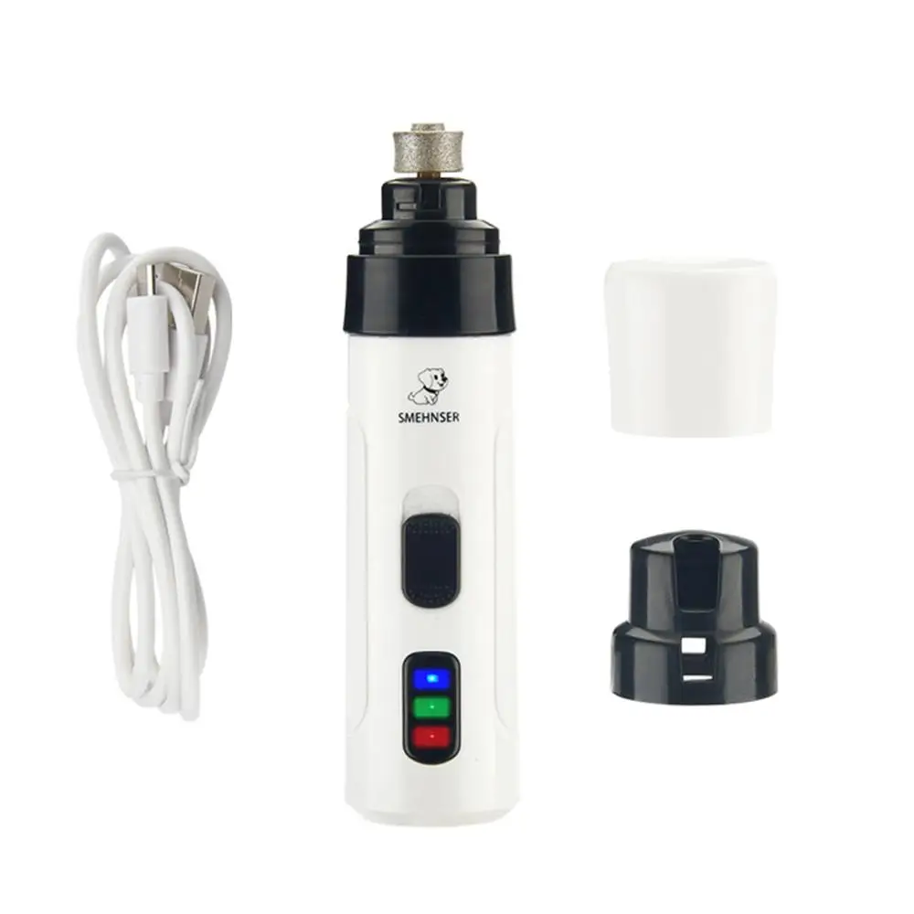 Rechargeable Dog Nail Grinders USB Charging Pet Nail Clippers Electric Dog Cat Paws Grooming Trimmer Tools