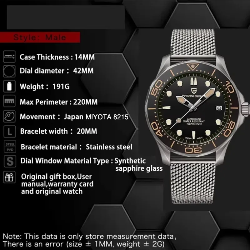 Pagani Design PD-1667 Automatic Watch thumbnail 5