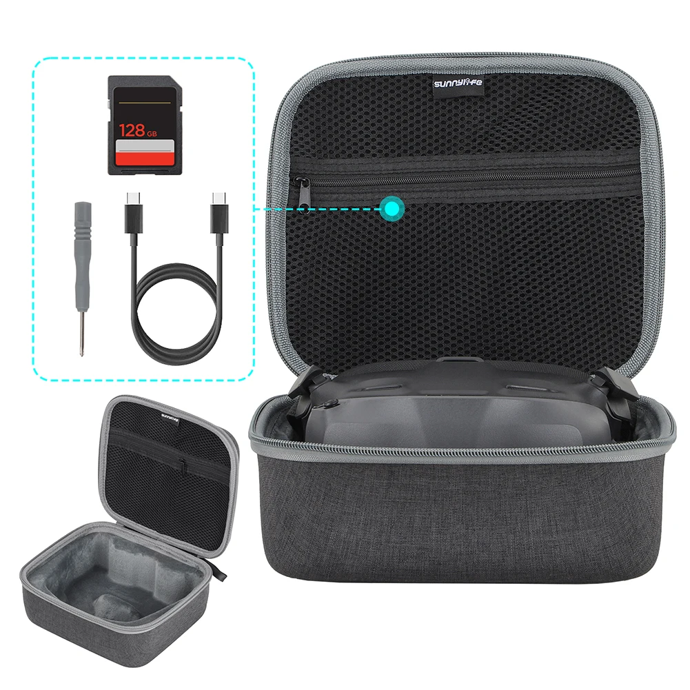 Drone Accessories Drone Storage Bag DJI Case Drone Case Portable Carrying Case for DJI NEO GOGGLES N3 & Accessories Organizer Bag Shockproof Waterproof