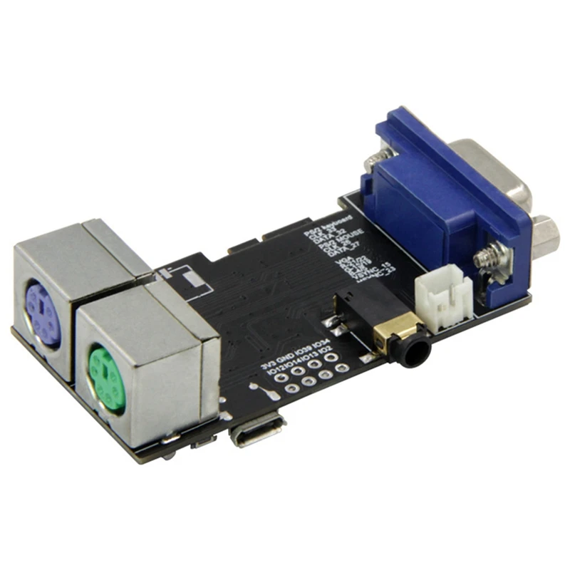TTGO VGA32 VGA ESP32 PSRAM Module V1.4 Controller PS/2 Mouse Keyboard Graphics Library Game ANSI/VT Terminal Circuit electronic components