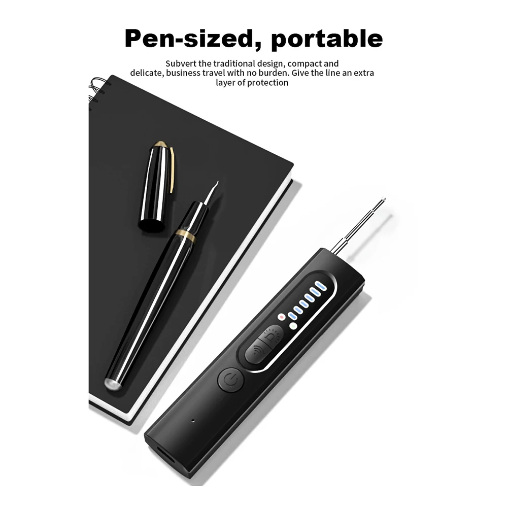 Camera Detector GPS Tracker Wireless Signal Scanner Anti Spy Bug Listening Device Security Protection for Home Office Travel
