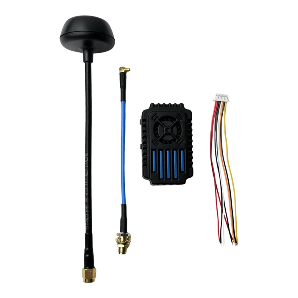 (A23G) 5.8Ghz 5W VTX 96CH FPV 비디오 송신기 무선 VTX 모듈 고출력 안테나 포함 FPV 장거리 RC 드론용