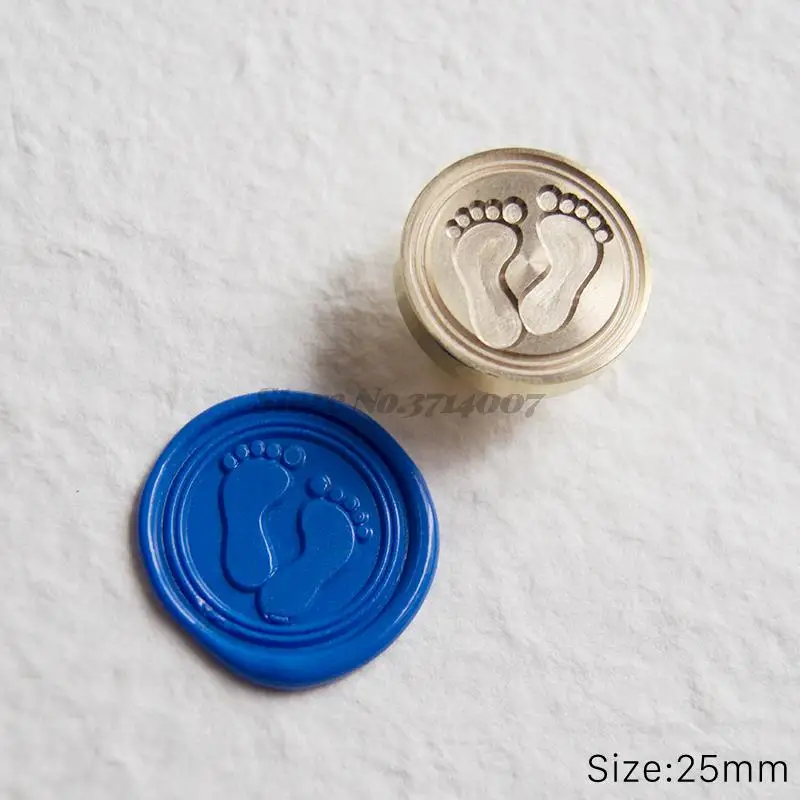 Love Life Tree Baby Footsteps New Clear Stamp Wax Seal Key Wedding Invitation Vintage Scrapbooking Novelties