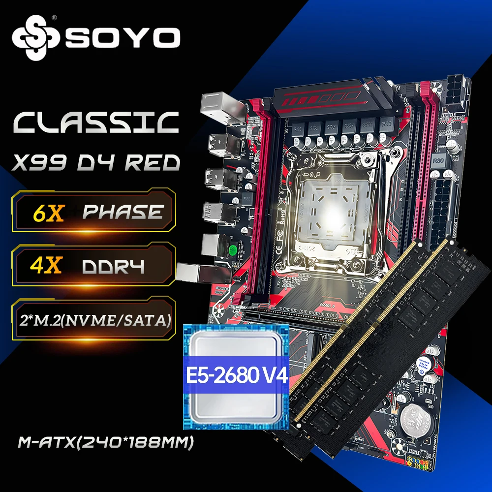 آلة RS9 X99 تدعم اللوحة الأم Xeon E5 V3 V4 LGA-3 4...