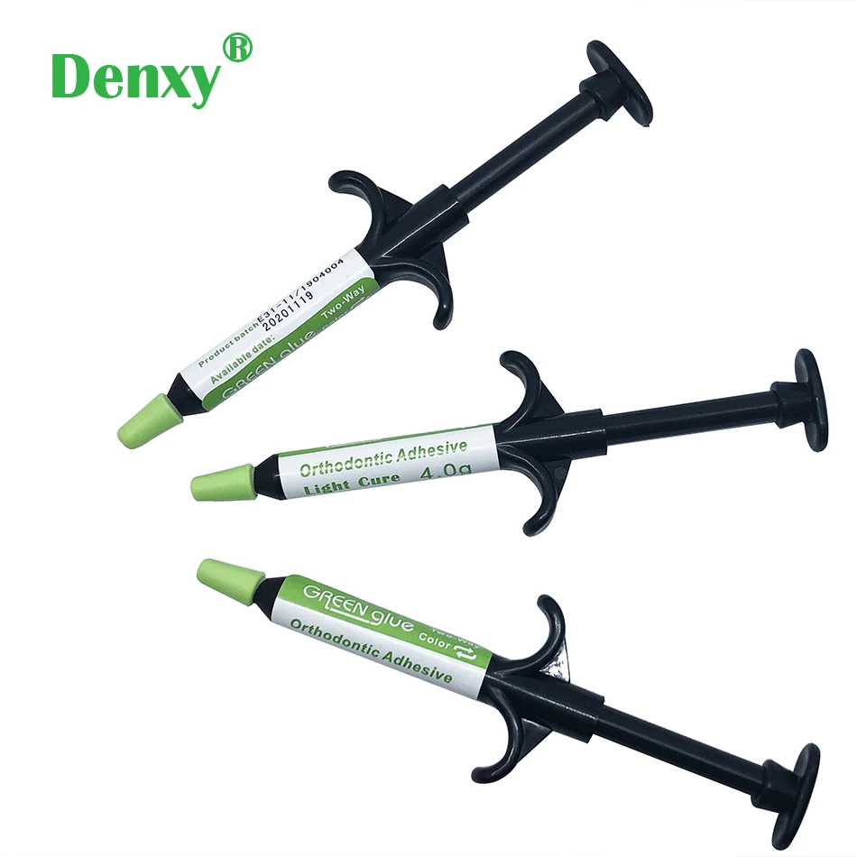 Denxy12pcDentalBracketTeethAdhesiveGreenGlueOrthodonticGreen