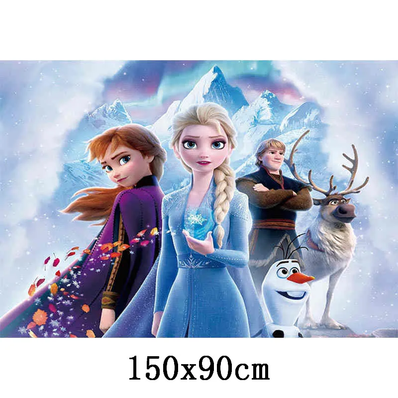 thumbnail image 1 of Juego de 129 globos de aluminio de Frozen con temática de dibujos animados de Elsa y Anna para decorar fiestas de cumpleaños de niñas, baby shower, suministros para fiestas de bodas, 1 of 5
