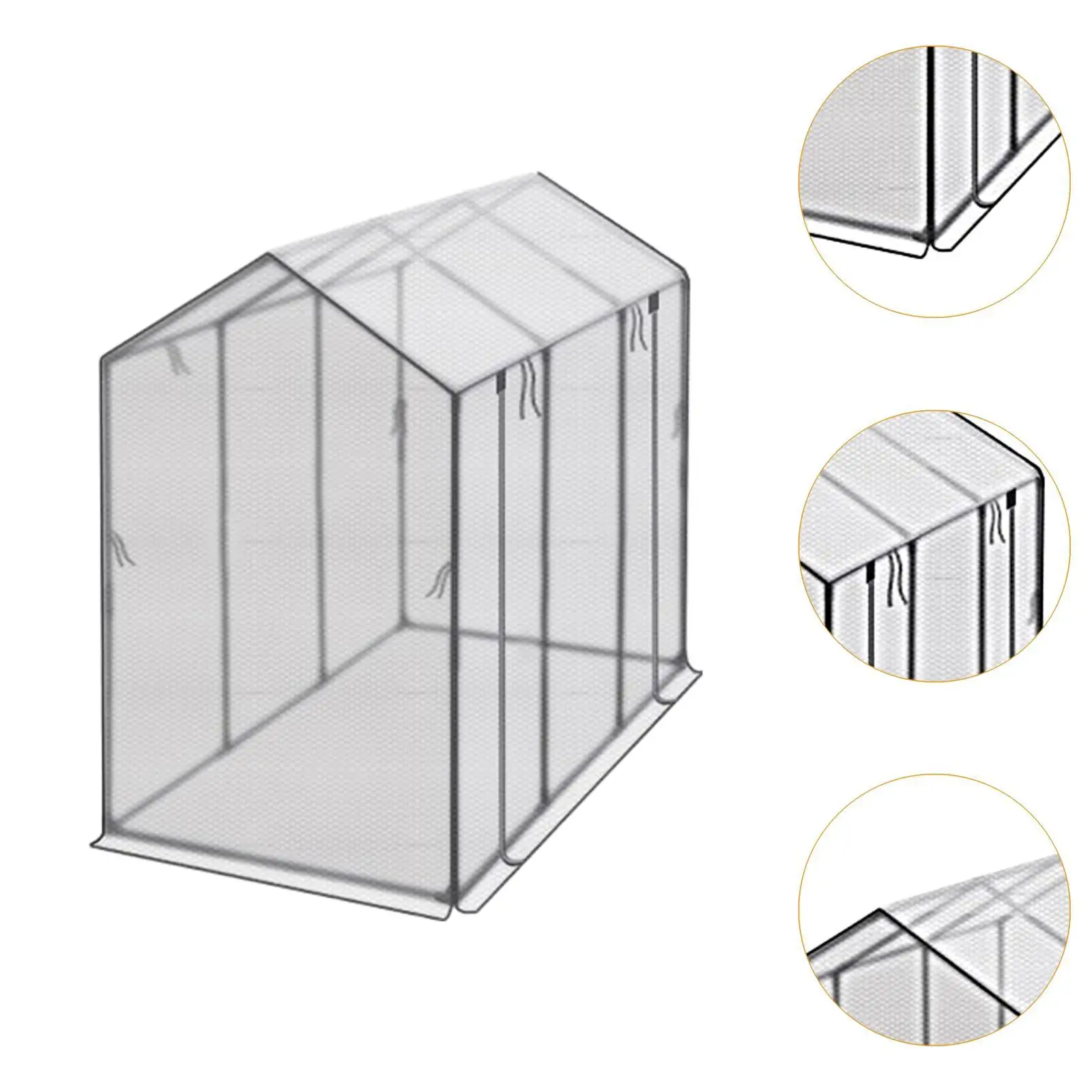 Mini Greenhouse Supplies Nursery Plant Cover Tent for Outside Plants Outdoor