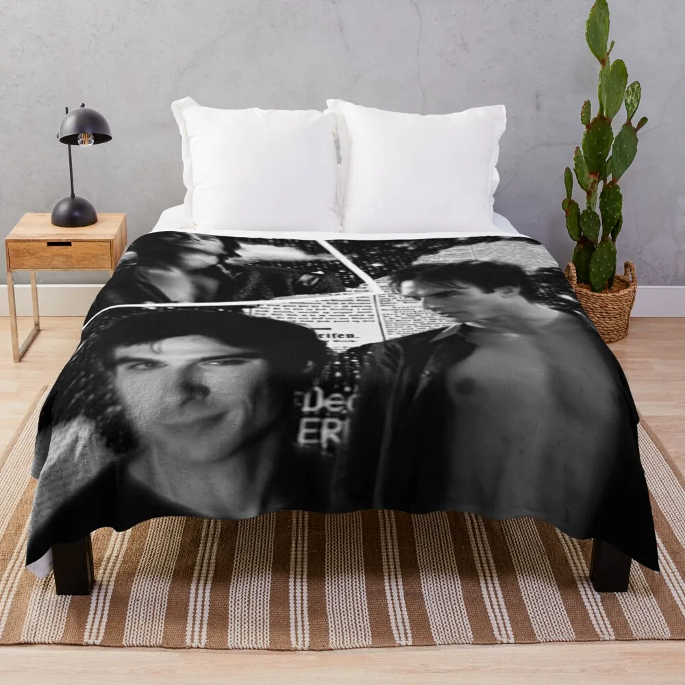 

Ian Somerhalder Aesthetic Throw Blanket For Decorative Sofa Thins Blankets For Bed Sofa for sofa Blankets