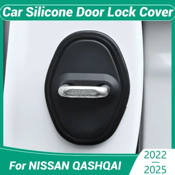 Per NISSAN QASHQAI 2022 2023 2024 2025 Auto Decorat Protecte Serratura Della Copertura Della Decorazione Del Silicone Muto Smorzamento Cuscino