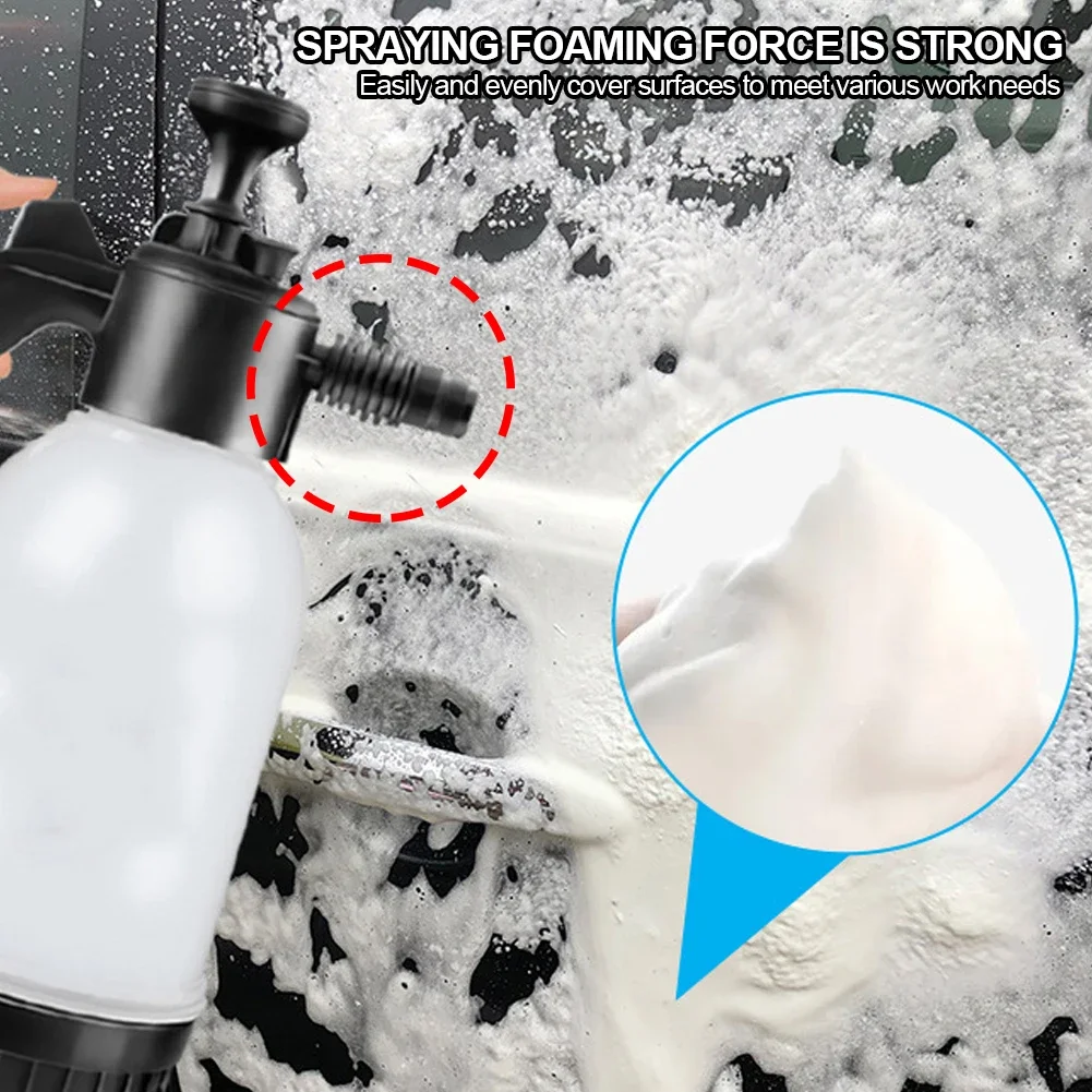 Description Picture 4 of itemFoam Nozzle Hand Operated Pump Foam Sprayer Hand Pressurized Foam Water Sprayer Car Wash Manual Snow Foam Lance Nozzle