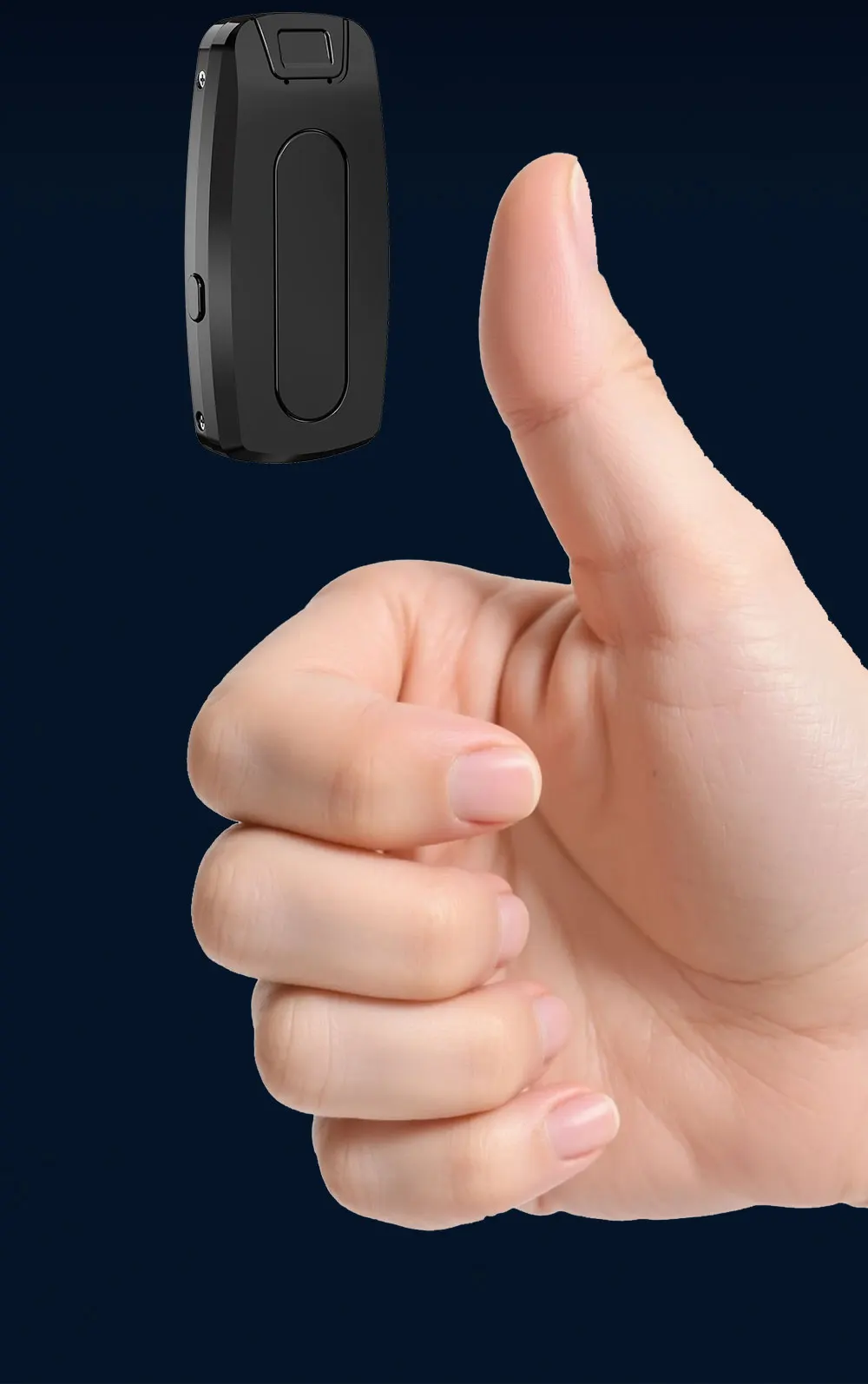 Port de charge Type-C sur la mini caméra