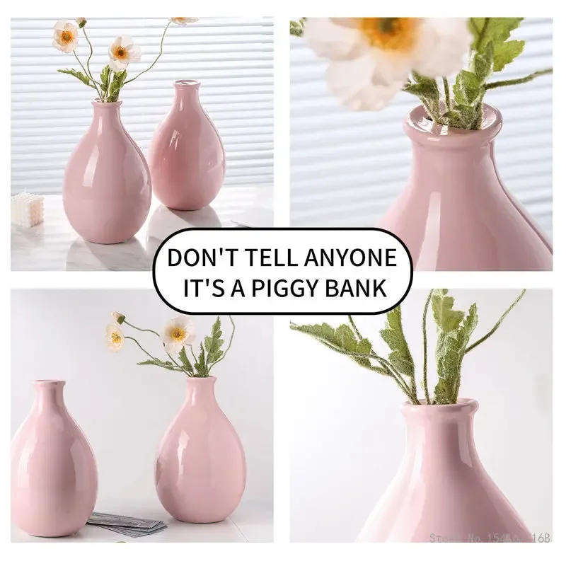 Invisible Ceramic Piggy Bank for Children Money Saving Can Only in but Not Out Children Boys and Girls' New Creativity 2025, 1Pc