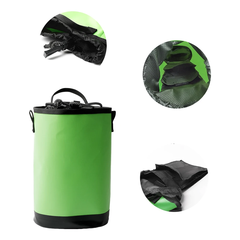 Climbing Rope Bag Arborist Rope Storage Bag 5L Large Capacity Tree Climbing Rock Rope Bag Waterproof Tools Pouch for Gym Workout
