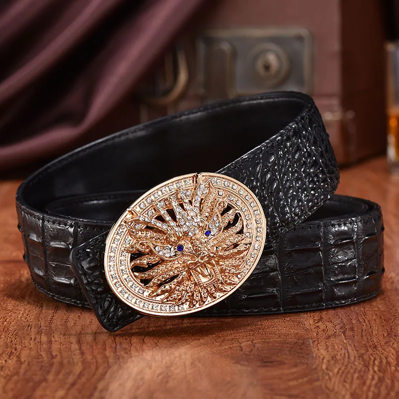 cowboy belt Male Belts Alloy Buckle Vintage Dress Business High Quality Casual Luxury Fashion Classy Belts for Men Brand Men Belts ZD2109 black belt with holes Belts