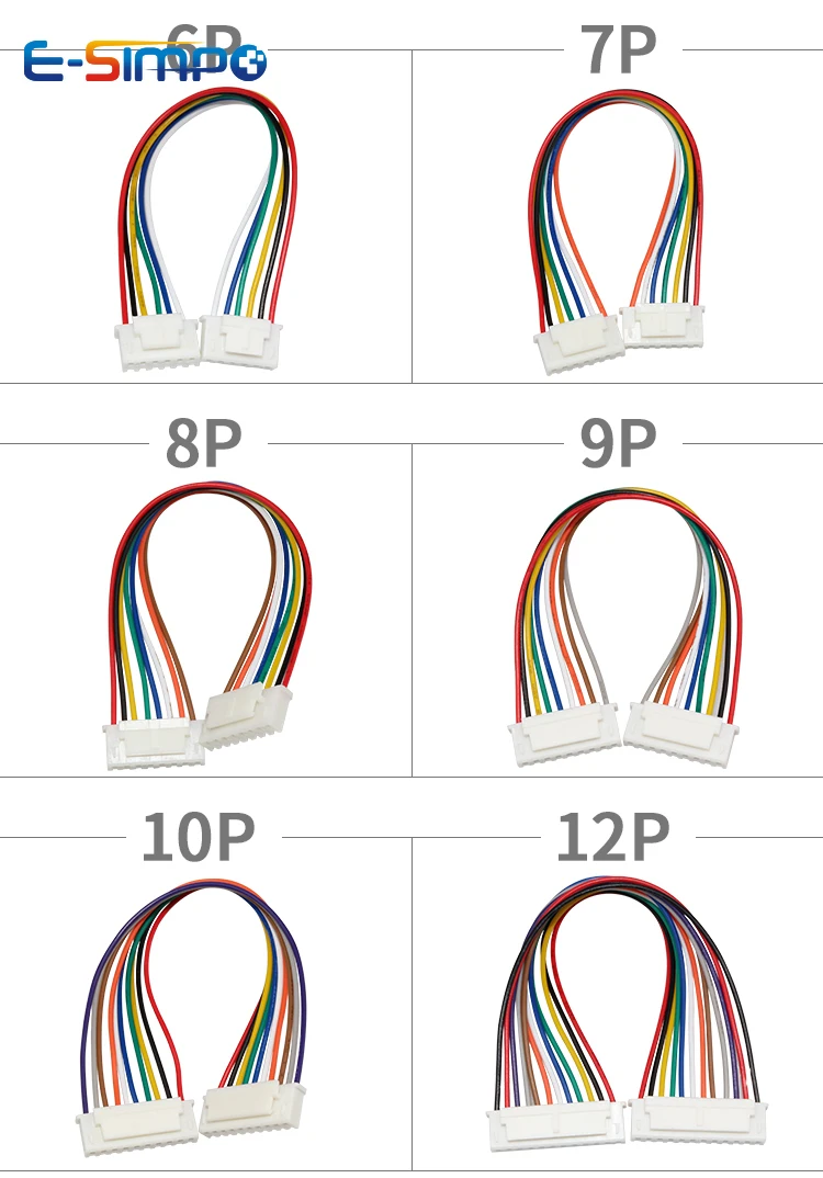 50PCS KF2510 2.54 Ŀ ÷ ̾ ̺ 20cm  26AWG 2/3/4/5/6/7/8P ̱/ 