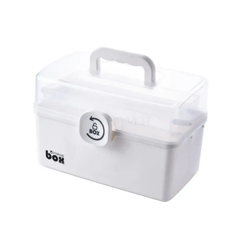 MultiFunctional Plastic Portable First Aid Kit Family Storage Organizer Emergency Kit Container for Medicines Cabinet Pill Box