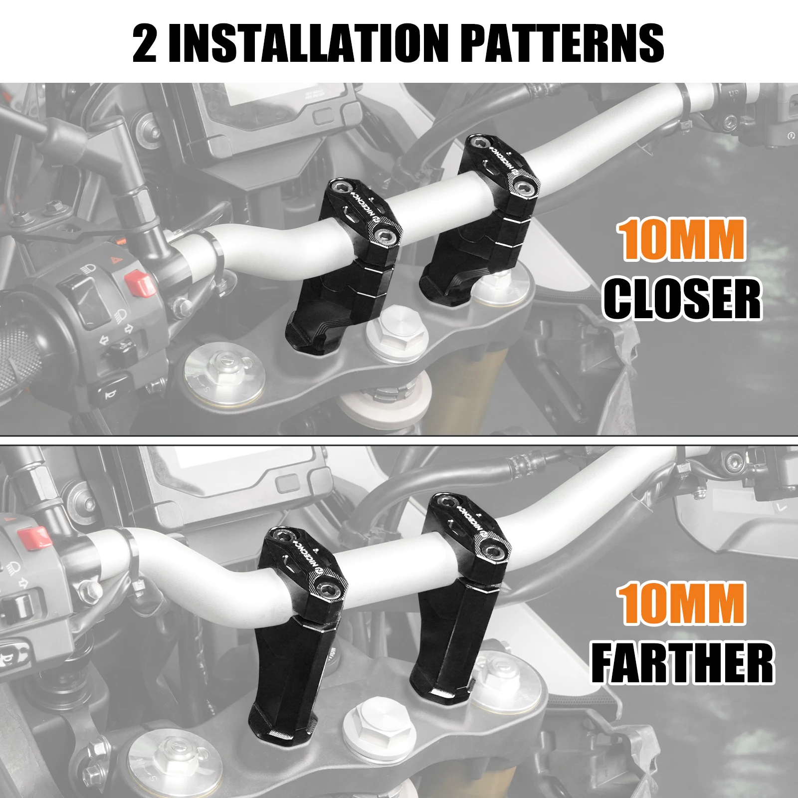 Für Yamaha Tenere 700 2019-2024 20 MM Lenker Riser Erhöhung Klemme Halterung Für Yamaha Tenere 700 Welt Raid 2022 – Detail 3