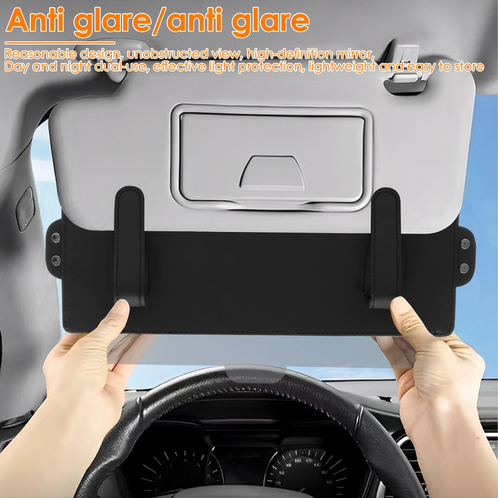 Universal Car Visor Extender Sun Blocker Anti Glare Shield