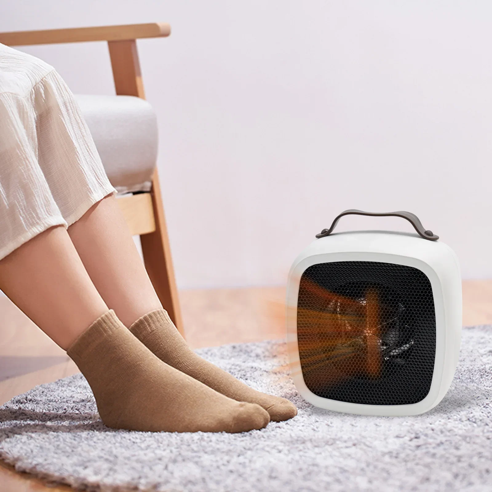 360&deg; Wide Angle Square Heater Square Heater Comfortable And Quiet Overheating Power Off For Bedroom Home Office Indoor