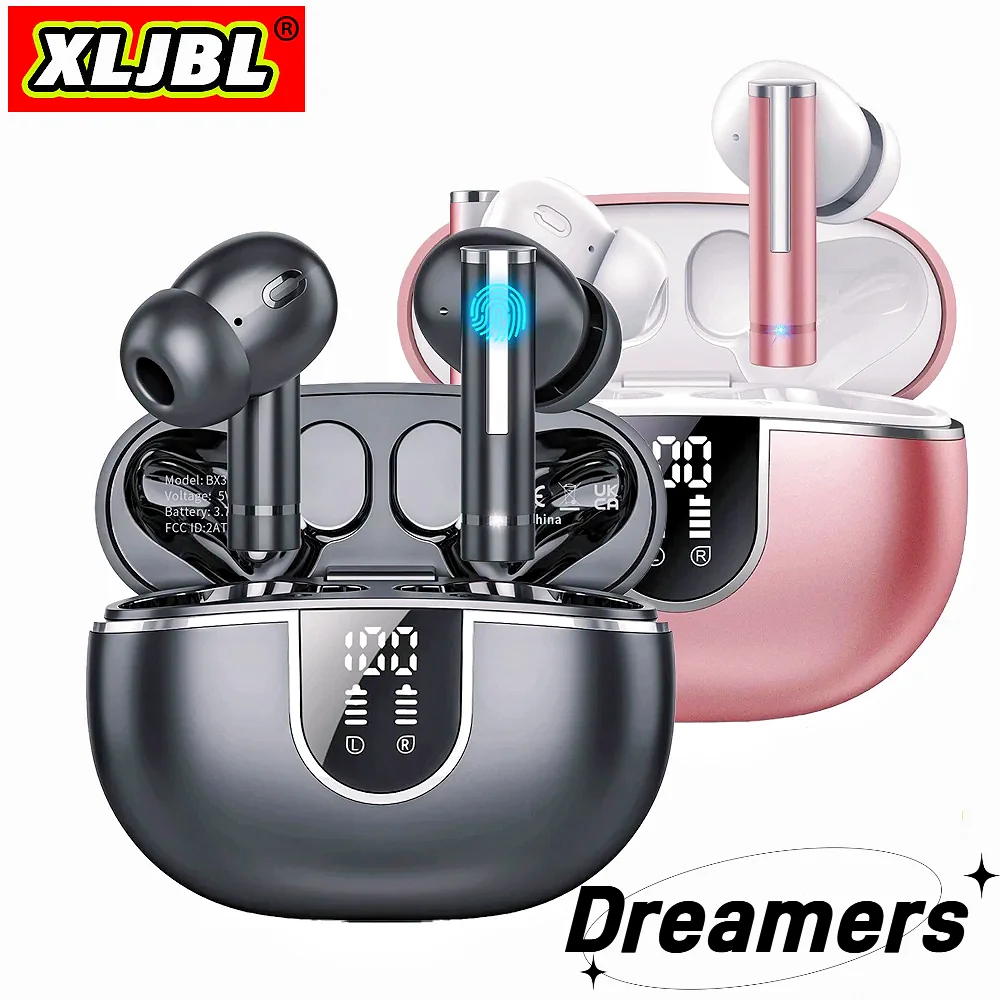 Cuffie Wireless Bluetooth 5.3 Auricolari Sportivi Display A Led Hifi Mini Air Buds Impermeabili Pods Pro Max Auricolari Per Airpods