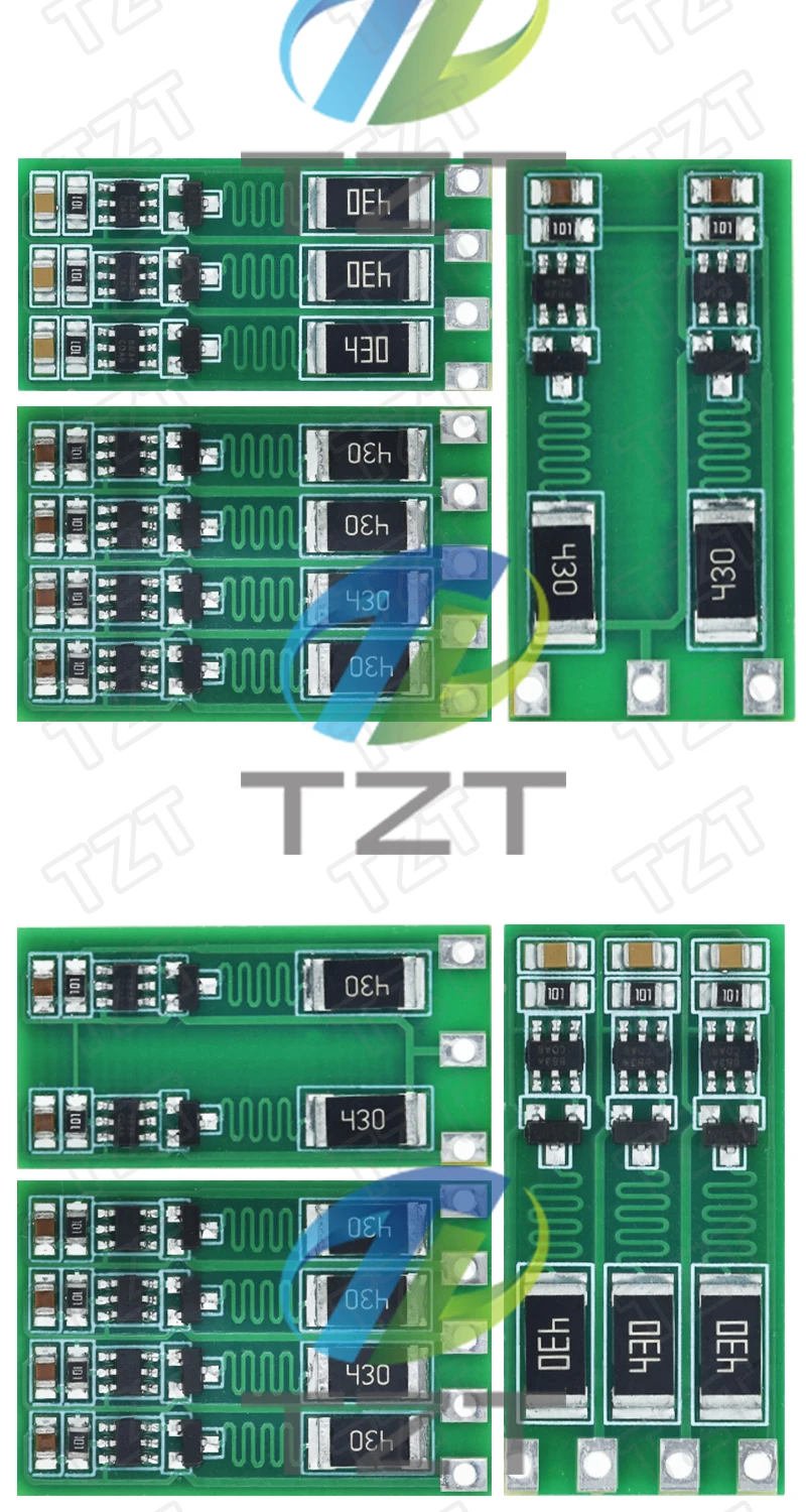 TZT 1/3 Stück 2S 3S 4S Balancer 8.4V 12.6V 16.8V 18650 Polymer Li-Ion Lithium-Akku Balancer BMS 100mA Ausgleichsstrom – Detail 5