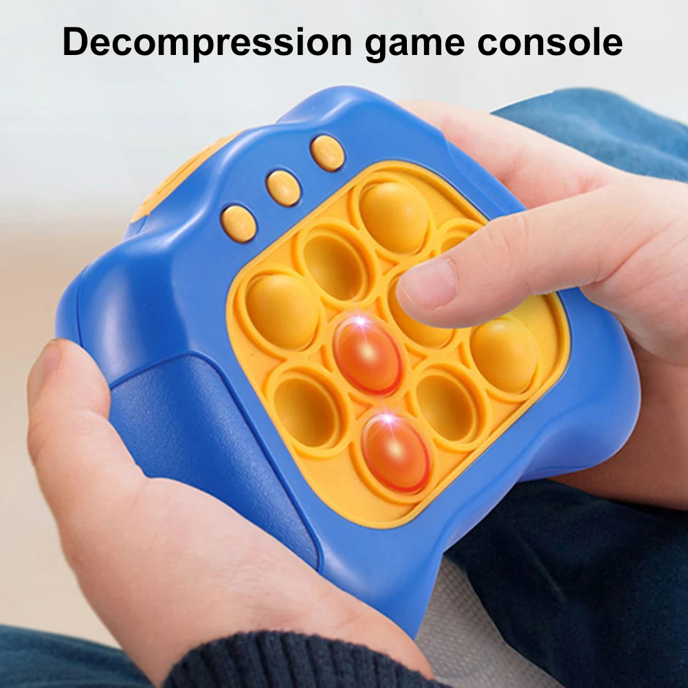 Fidget Toy, Handheld Electronic Game, Handheld Game Toy Handheld Pop Game  Quick Push Pop Game Light Up, Handheld Pop Games, Educational Game Console