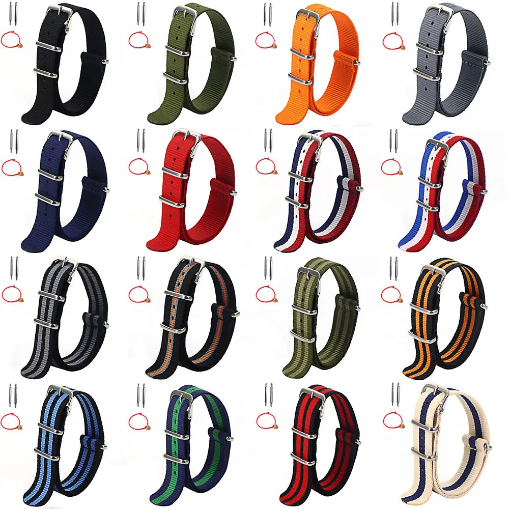Durable Nylon Watch Band Replacement Strap