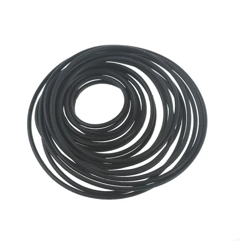 20-Pack Durable 1.5mm Cassette Recorder Turntable Rubber Belts
