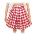 Red Plaid Skirt