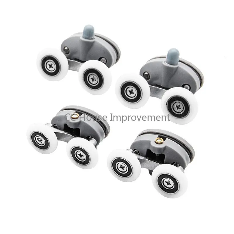 Shower Room Accessories Twin Shower Door Rollers/Runners Wheels Shower Room Pulley