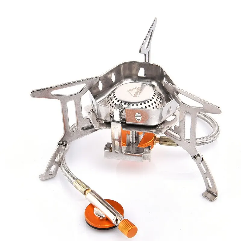 Camping Gas Stove Split Windbreak Picnic Card Stove Outdoor Portable Camping Gas Picnic Mountaineering